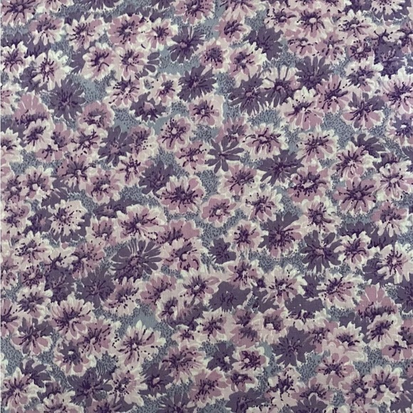 Other Vintage 193s Lavender Floral Fabric 1 Yd L X 36 W Quilting Fabric Mint Poshmark